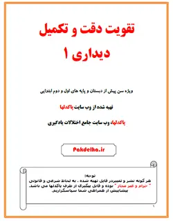 تقویت دقت و تکمیل دیداری 1