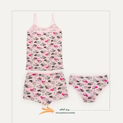 ست تاپ و شورت دخترانه پنبه ای برند آداک کد 926