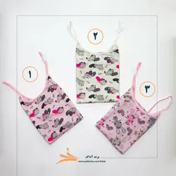 ست تاپ و شورت دخترانه پنبه ای برند آداک کد 926