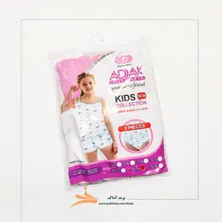 ست تاپ و شورت دخترانه پنبه ای برند آداک کد 926