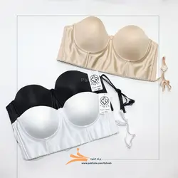 سوتین دکلته نیمه بلند اسفنجی برند عشوه کد 215