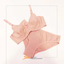 ست نخ پنبه بدون درز گلبهی برند نوشه پوش کد 22001