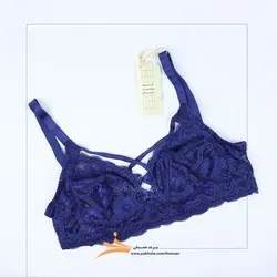 سوتین بدون فنر هارنس سرمه ای دار برند همسان کد 142105