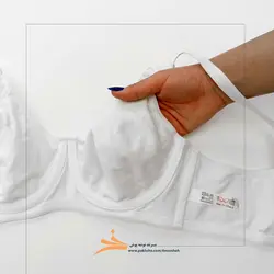 ست راحتی سفید نخ پنبه فنردار بدون درز برند نوشه پوش کد 22014