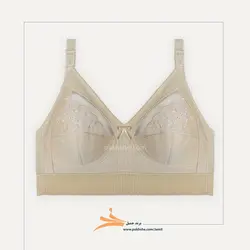 سوتین سایز بزرگ کرم کش پهن پرلون گلدوزی شده برند جمیل کد 98001