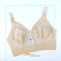 سوتین سایز بزرگ کرم کش پهن پرلون گلدوزی شده برند جمیل کد 98001