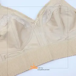 سوتین سایز بزرگ کرم کش پهن پرلون گلدوزی شده برند جمیل کد 98001