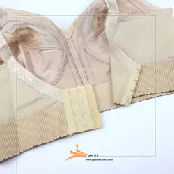 سوتین سایز بزرگ کرم کش پهن پرلون گلدوزی شده برند جمیل کد 98001