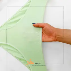 ست نخ پنبه بدون درز سبز پاستیلی فنردار برند نوشه پوش کد 22012