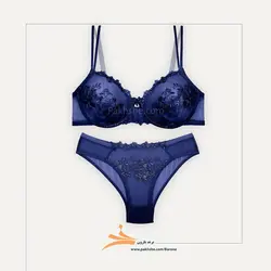 ست سرمه ای بدن نما گلدوزی شده برند بارون کد 335143