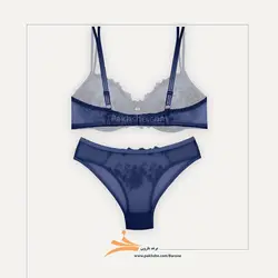 ست سرمه ای بدن نما گلدوزی شده برند بارون کد 335143