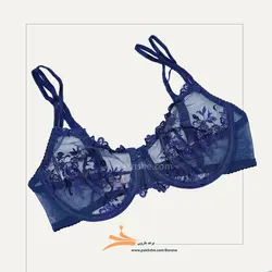 ست سرمه ای بدن نما گلدوزی شده برند بارون کد 335143