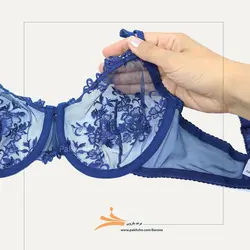 ست سرمه ای بدن نما گلدوزی شده برند بارون کد 335143