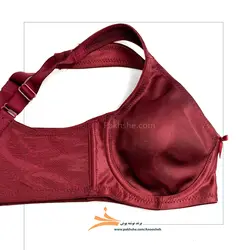 سوتین مینیمایزر سایز بزرگ کاپ C زرشکی برند نوشه پوش کد 14305