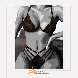 ست فانتزی ریگلاژ دار برند شهره کد 417