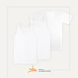 پک ست زیرپوش مردانه سفید آداک کد 41103
