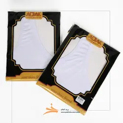 زیرپوش رکابی سفید آداک بسته شش عددی کد 28204