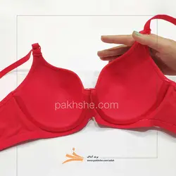 سوتین اسفنجی قرمز فنردار برند آداک کد 66002