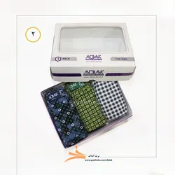شورت اسلیپ طرحدار بسته 3 عددی مردانه برند آداک کد 165