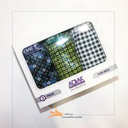 شورت اسلیپ طرحدار بسته 3 عددی مردانه برند آداک کد 165