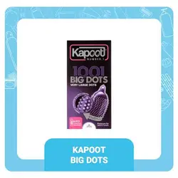کاندوم کاپوت مدل BIG DOTS بسته 10 عددی | پاک مارکت