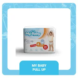 پوشک شورتی بسته بندی اقتصادی سایز 4 مای بیبی 30 عددی | پاک مارکت