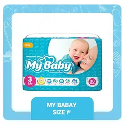 پوشک مای بیبی سری مهربان با پوست مدل echo سایز 3 بسته 38 عددی