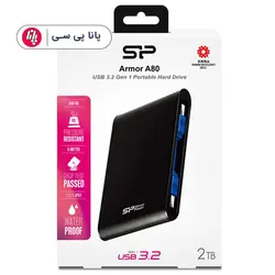 هارد SILICON POWER A80 1T رنگ مشکی - پانا پی سی