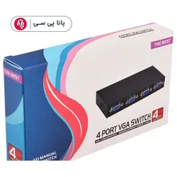 دیتا سوییچ 1 به 4 VGA کلید دار - پانا پی سی