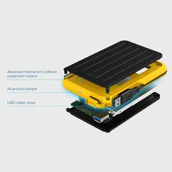 هارد اکسترنال سیلیکون پاور مدل  Armor A66 2tra