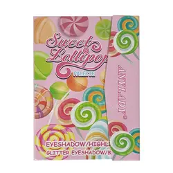 پالت کیفی چند کاره انی لیدی طرح آب نبات - لوازم آرایشی پانیذ مارکت