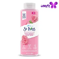 شامپو بدن شاداب کننده گل رز و آلوئه ورا سینت ایوز
