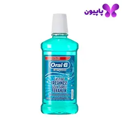 دهانشویه فاقد الکل اورال بی مدل lasting freshness حجم 500 میل