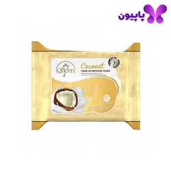 دستمال مرطوب پاک کننده آرایش پوست خشک نارگیل سون کوین