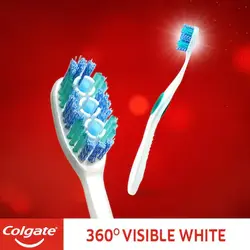 مسواک کلگیت مدل visible white 360 با برس مدیوم