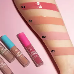 برق لب مایع حجم دهنده glow shine گلدن رز