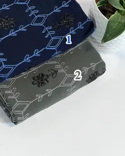 پارچه ابروبادی خامه‌دوزی