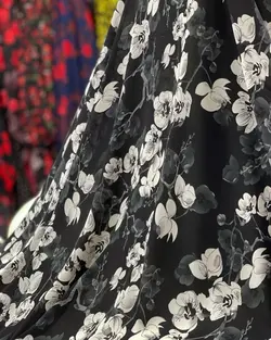 کرپ حریر گل گلی