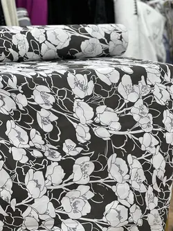 ملحفه گل زمینه طوسی