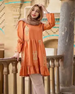 پارچه کرسپو خامه دوزی .2