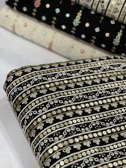 لینن پولک دوزی خامه دوزی