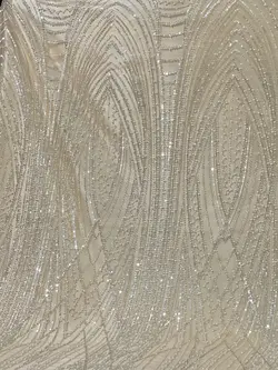 تور پولک دوزی مرواریدی نباتی