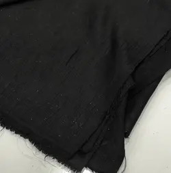 کتان لمه ژاکارد مشکی