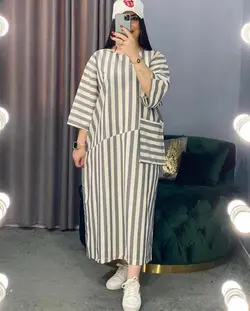 لینن راه راه