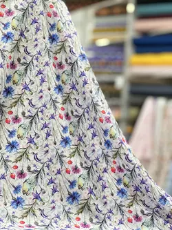 کرپ فلور گلدار