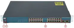 سوئیچ سیسکو مدل WS-C3560-24PS-S - پردیس پردازش خلیج فارس
