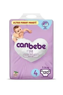 پوشک 120 عددی سایز 4 جان به به Canbebe