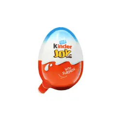 تخم مرغ شانسی کیندر جوی پسرانه با مغز شکلات وزن 20 گرمی Kinder Joy