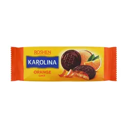بیسکوییت ژله پرتقال با روکش شکلات روشن کارولینا Roshen KAROLINA