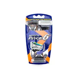 خودتراش 3 تایی 6 تیغ دورکو Dorco مدل Pace (Green)